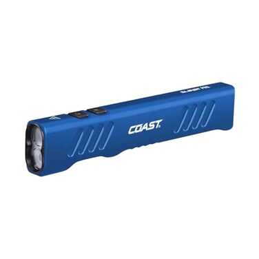 Coast Slayer 1150 Lumen USBC Rechargeable LED Flashlight with SpotFlood Memory Mode and Pocket Clip Blue