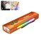 Wurkkos HD01PRO UV Flashlight with UV LightWhite LED ComboLed Flashlight 1200Lumens Flat Flashlight with RGB LightRechargeable EDC FlashlightPocket Light for EmergencyPet Urine DetectionOrange