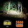 RovyVon E90 USBC Rechargeable EDC Flashlight 3500 Lumens Flat Flashlight with Proximity Sensor Emergency Pocket Light Combines White 365nm and Red Light Perfect for Checking OutdoorBlack