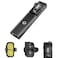 RovyVon E90 USBC Rechargeable EDC Flashlight 3500 Lumens Flat Flashlight with Proximity Sensor Emergency Pocket Light Combines White 365nm and Red Light Perfect for Checking OutdoorBlack