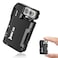 WUBEN G5 Rechargeable EDC Flashlight 400 Lumens Dual Light Sources Mini Flashlight with RGB Light Portable Flat Pocket Flashlights Magnetic Keychain Flashlight for Outdoor Home Emergencies Black