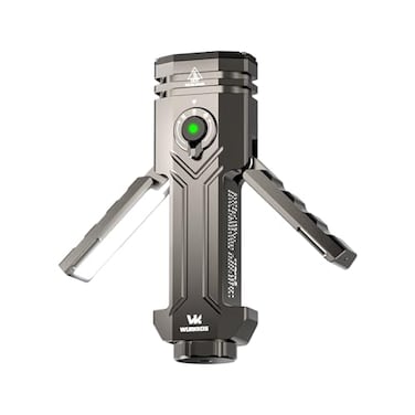 Wurkkos HD02 Flat LED Flashlight Magnetic Deformation 3200 Lumens 5000 mAh Rechargeable 3000K6500K FourLight Sources Folding Wing LightingSpotlightUV LightGreen LightMagneticTailIPX6