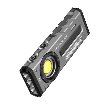 HOTLIGH ZF8313 Rechargeable Flashlight Magnetic EDC Flashlight Rechargeable 2000 Lumens LED Flashlight with RGB and UV Lighting Source for Outdoor Car RepairingFathers Day Dad Gifts