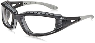 boll&Atilde;&copy; Boll Safety 40085 Tracker Safety Glasses antiscratchantifog black frame Clear Lenses