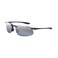 Crossfire Eyewear 21427 ES4 Polarized Safety Glasses with Silver Mirror Polarized Lens and Black Frame