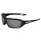 Radians XT161 Extremis Full Black Frame Safety Glasses with Silver Mirror AntiFog Lens