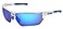 MCR Safety DM1328BZ Blue Diamond Polarized Dominator DM3 Safety Glasses with Clear Frame