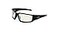 Honeywell Uvex by Hypershock Safety Glasses Black Frame with SCTReflect 50 Lens AntiScratch Hardcoat S2943