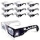 Soluna Solar Eclipse Glasses AAS Approved 2024 Made in the USA CE and ISO Safe Shades for Direct Sun Viewing 10 Pack