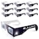Soluna Solar Eclipse Glasses AAS Approved 2024 Made in the USA CE and ISO Safe Shades for Direct Sun Viewing 10 Pack