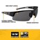 DEWALT DPG1002D Crosscut Safety Glasses Black Half Frame Smoke Lens ANSI Z871 1 Pair