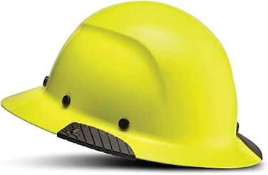 Lift Safety DAX Fiber Resin Full Brim Yellow All Size