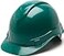 Pyramex Ridgeline Cap Style Hard Hat 6 Point Ratchet Green