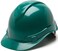 Pyramex Ridgeline Cap Style Hard Hat 6 Point Ratchet Green