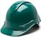 Pyramex Ridgeline Cap Style Hard Hat 4Point Ratchet Suspension Green