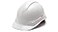 Pyramex Ridgeline Cap Style Hard Hat 4Point Ratchet Suspension White