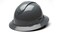 Ridgeline Pyramex Full Brim Hard Hat 4 Point Ratchet Slate Gray Vented