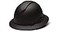 Ridgeline Pyramex Full Brim Hard Hat 4 Point Ratchet Vented Matte Black Graphite Pattern