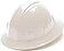 Pyramex Safety SL Series Full Brim Hard Hat 4Point Ratchet Suspension White Medium