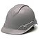 Pyramex Ridgeline Cap Style Hard Hat 4 Point Ratchet Vented Gray