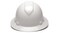Ridgeline Pyramex Full Brim Hard Hat 4 Point Ratchet White