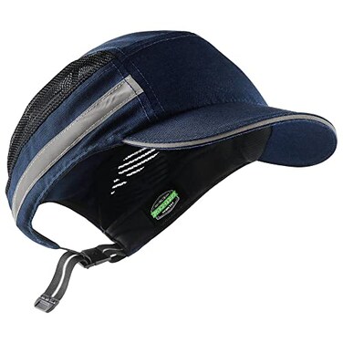 GREEN DEVIL Bump Cap for Safety Baseball Cap Style Hard Hats for Adult Men Women Breathable Lightweight Safety Hat for Head Protection with Reflective Stripes