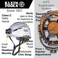 Klein Tools 60526 Safety Helmet Type2 Safety Helmet with Rechargeable Headlamp Vented Class C White