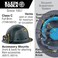 Klein Tools 60512 Hard Hat K12 Series Carbon Fiber Full Brim Rechargeable Headlamp Vented Class C Type 1 Titan