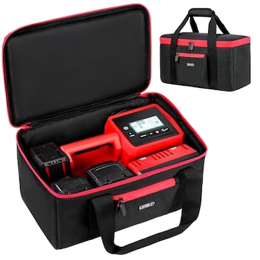 LEFOR&Acirc;&middot;Z Air Compressor Bag Compatible with Milwaukee M18 Inflator 284820277120Air Pump Carrying Case Fits for Milwaukee Tools AccessoriesTire Inflator Holder for Battery Pack 18V 3090 Ah Case Only