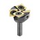 SpeTool Spoilboard Surfacing Router Bit Carbide Insert with ATS Coated 1 inch Cutting Diameter 14 Shank Diameter 22 Router Planner