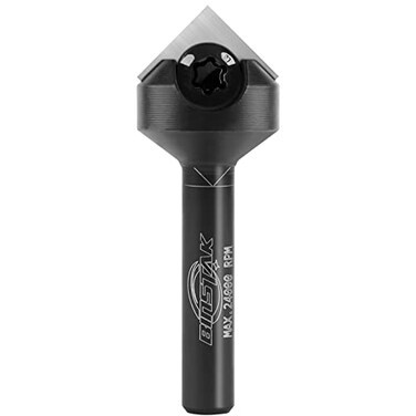 BINSTAK 90 Degree V Groove Router Bit 14 Inch Shank Carbide Insert Wood CNC Router Bits for Woodworking Engraving Carving