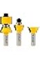 YONICO Window Sash Router Bits Set 3 Bit 12Inch Shank 18327