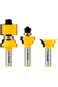 YONICO Window Sash Router Bits Set 3 Bit 12Inch Shank 18327