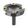 SpeTool 3 Inch Extra Large Spoilboard Surfacing Router Bit 22 Flatten Carbide Replacement Insert Router Bit Slab Flattening Wood Cutter 12 Inch Shank with ATS Coated Insert