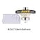DAMO B25 1 inch Demi Bullnose Half Bullnose Diamond Hand Profile Wheel Hand Profiler Coarse Grit Router Bit 5811 Thread for Granite Concrete Marble and Countertop Edge