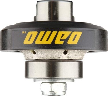 DAMO 316 inch Demi Bullnose Half Bullnose Diamond Hand Profile Wheel Hand Profiler Medium Grit Router Bit 5811 Thread for Granite Concrete Marble and Countertop Edge