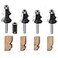 ROOCBIT 14 Inch Shank Architectural Molding Router Bit Drawing line Bits Woodworking Cutter Tool 14 38 516 12 4PCS