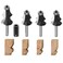 ROOCBIT 14 Inch Shank Architectural Molding Router Bit Drawing line Bits Woodworking Cutter Tool 14 38 516 12 4PCS