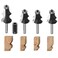 ROOCBIT 14 Inch Shank Architectural Molding Router Bit Drawing line Bits Woodworking Cutter Tool 14 38 516 12 4PCS