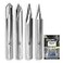 SPEED TIGER Carving Router Bit Set ICARVE 60 90 V Groove 15 Detail Carving Liner 20 Flat Tip Profile Bit 4 Pieces Mill Bits Sets for DIYers Professionals