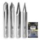 SPEED TIGER Carving Router Bit Set ICARVE 60 90 V Groove 15 Detail Carving Liner 20 Flat Tip Profile Bit 4 Pieces Mill Bits Sets for DIYers Professionals