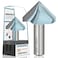 KEENTECH 90 Degree V Groove Router Bit for Woodworking with 12 Shank Industrial Grade Carbide 112 Diameter x 1 Cutting Depth with Storage Case