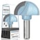 KEENTECH Core Box Router Bit 12 Shank Round Nose Bit for Woodworking IndustrialGrade Carbide Tipped 2 Diameter 118 Cutting Depth