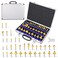 PLATINUMEDGE Router Bits Set Tungsten Carbide Router Bits Set 14 Shank Router Bit Kit for DIY Woodworking Project 35 Piece Set with Premium Aluminum Carry Storage Case