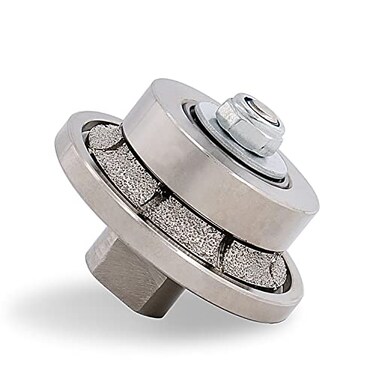 Z-LION ZLION B5 316 Diamond Hand Profile Wheel Router Bit Half Profiler Wheel for Granite Concrete Marble Edge with 5811 Thread