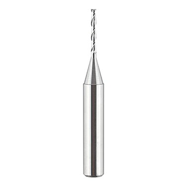 SpeTool 116 inch Cuting Diameter Spiral UP Cut Router Bit with 14 inch Shank 2 Flute Plunge CNC End Mill