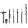 FoxAlien 14 Shank CNC Router Bit Essential Kit Includes 14 ER11 Collet Vbit End Mills Chamfering Bit for Woodworking MDF Resin Carving Lettering Sign Making