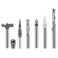 FoxAlien 14 Shank CNC Router Bit Essential Kit Includes 14 ER11 Collet Vbit End Mills Chamfering Bit for Woodworking MDF Resin Carving Lettering Sign Making
