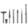 FoxAlien 14 Shank CNC Router Bit Essential Kit Includes 14 ER11 Collet Vbit End Mills Chamfering Bit for Woodworking MDF Resin Carving Lettering Sign Making