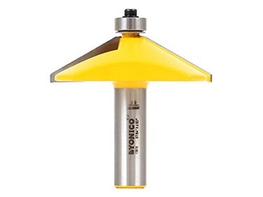 YONICO Router Bits Bevel Edge Forming 60 Degree 12Inch Shank 13918